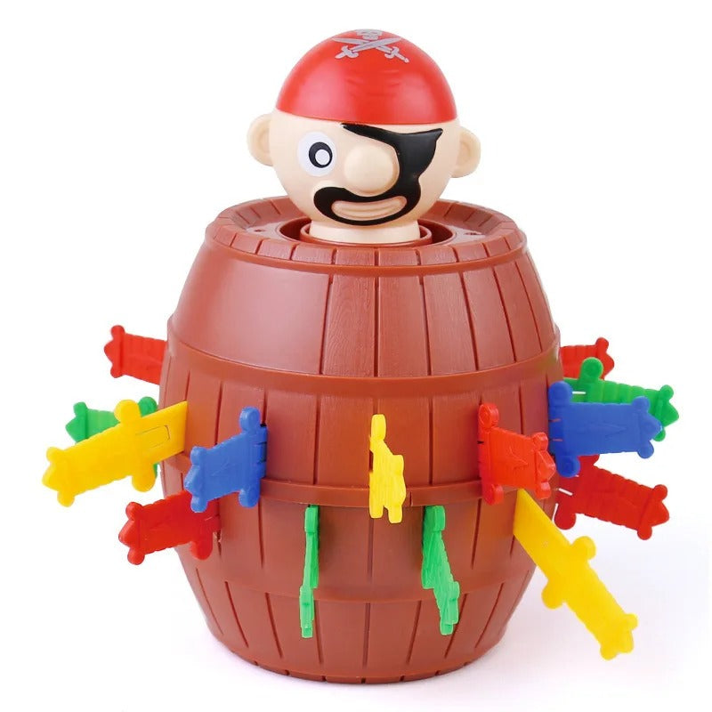 Mini New Funny Pirate Barrel Toys Lucky Game Jumping Pirates