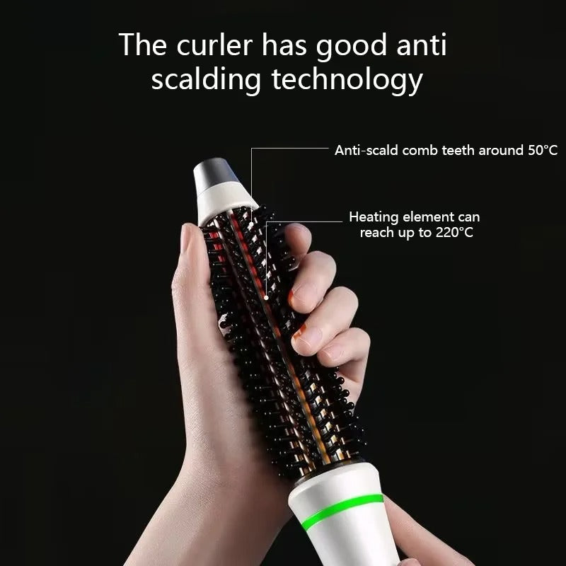 Hair Curler Hot Brush Hair Straightening Electric Brush