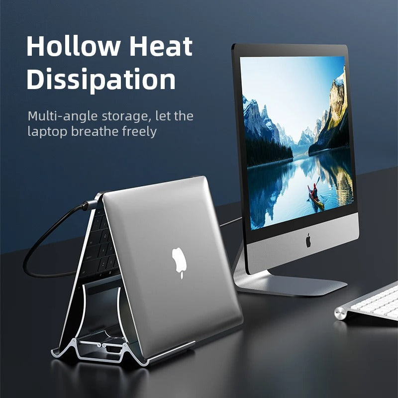 Vertical Laptop Stand Heat Dissipation Non-slip Silicone