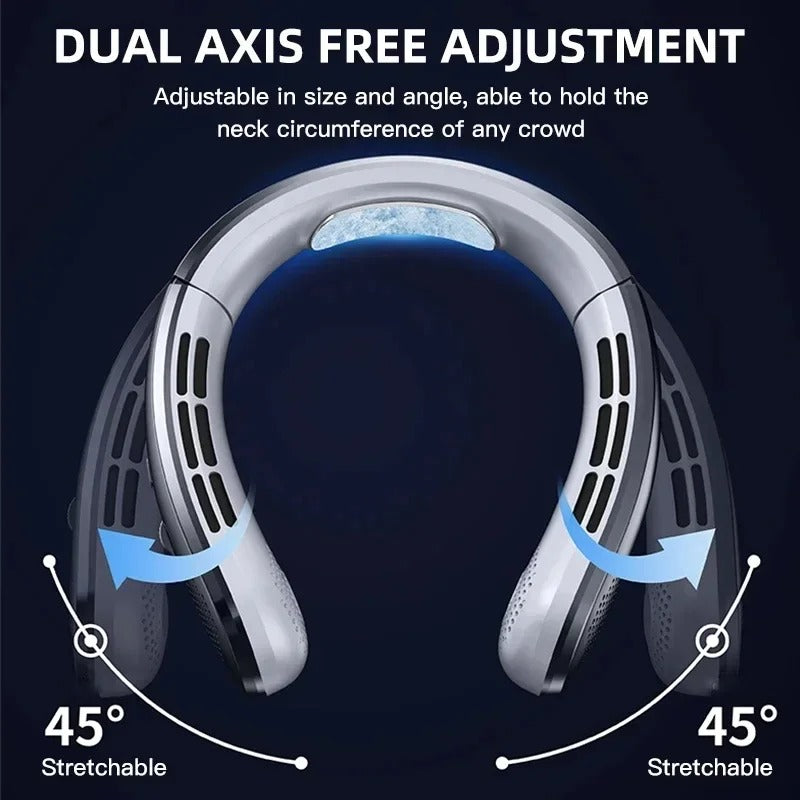 8000mAh USB Hanging Neck Fan Portable Bladeless Mini Rechargeable