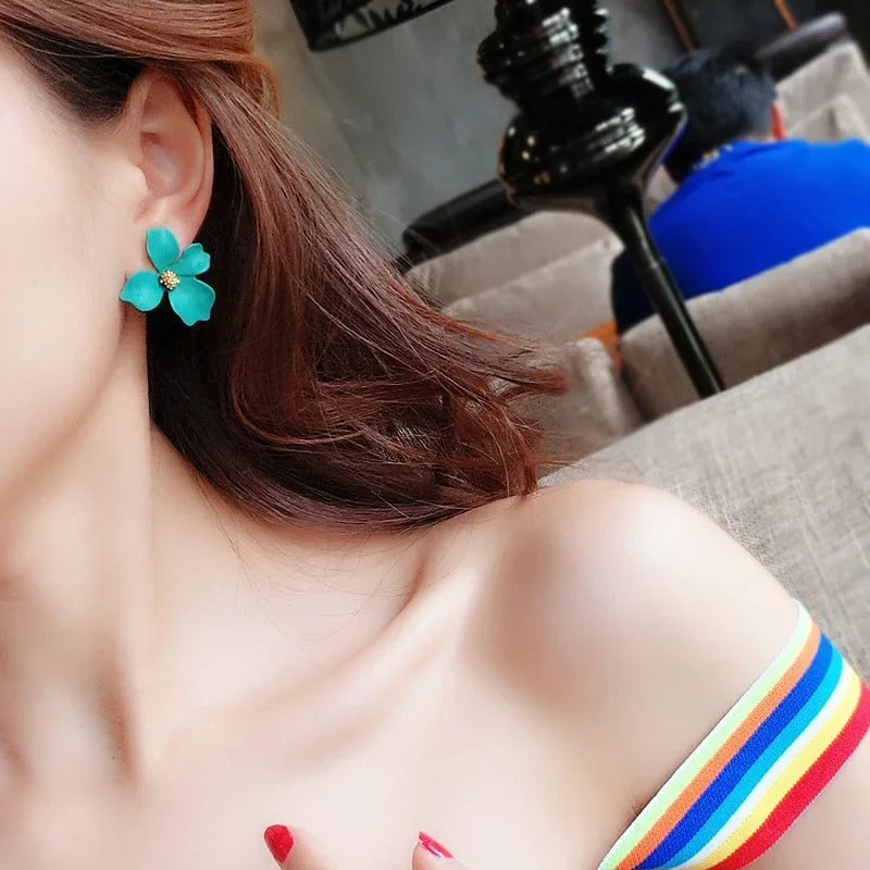Flower Shape Earring Stud For Women