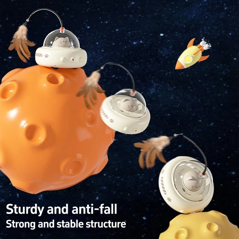 New Smart Teaser Cat Toy Electric UFO