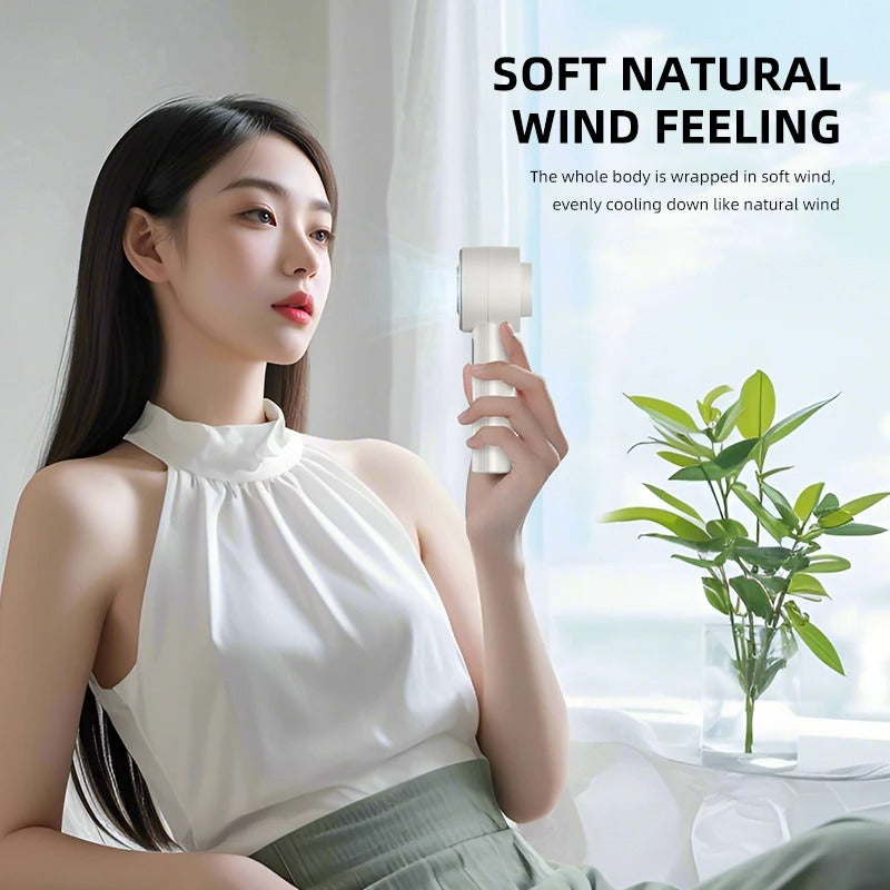Air Cooling Fan USB Charging 3000mAh Battery Portable Hand Fan