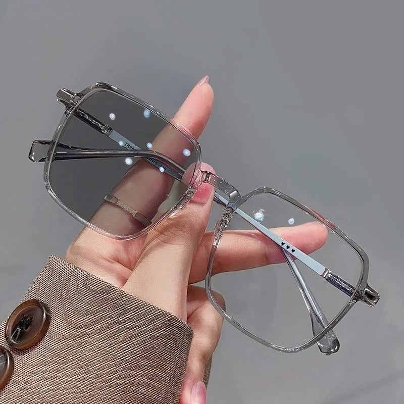 Photochromic Anti Radiation Glasses Metal Eyeglass For Woman