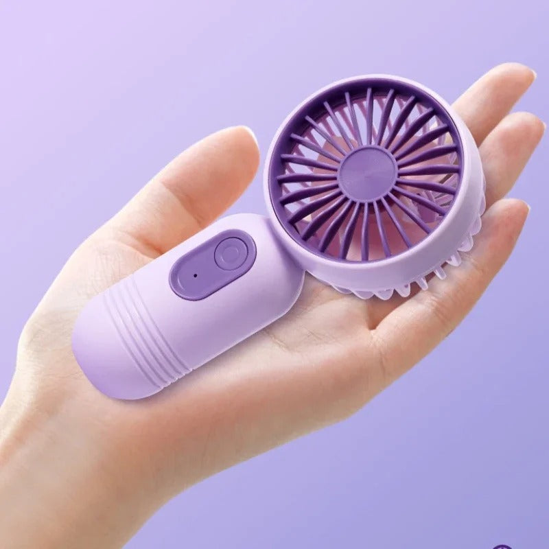 Mini Portable Fan USB Charging 3-speed - Handheld Fan for Men and Women