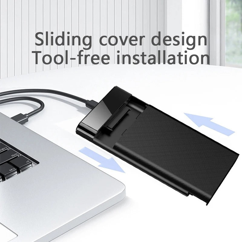 2.5-inch Tool-free Mobile Hard Disk Box USB 3.1 Notebook Solid State