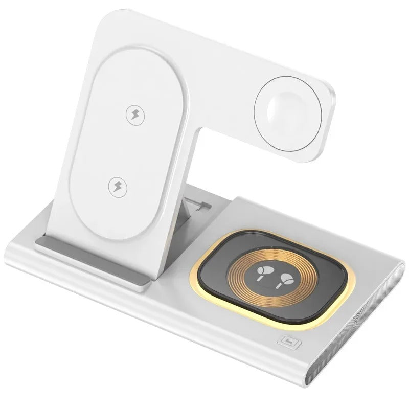 3 in 1 LED Foldable Wireless Charger Phone Stand For Samsung ,Watch and Buds