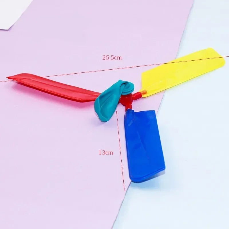 10Pcs Creative Balloon Helicopter Toys