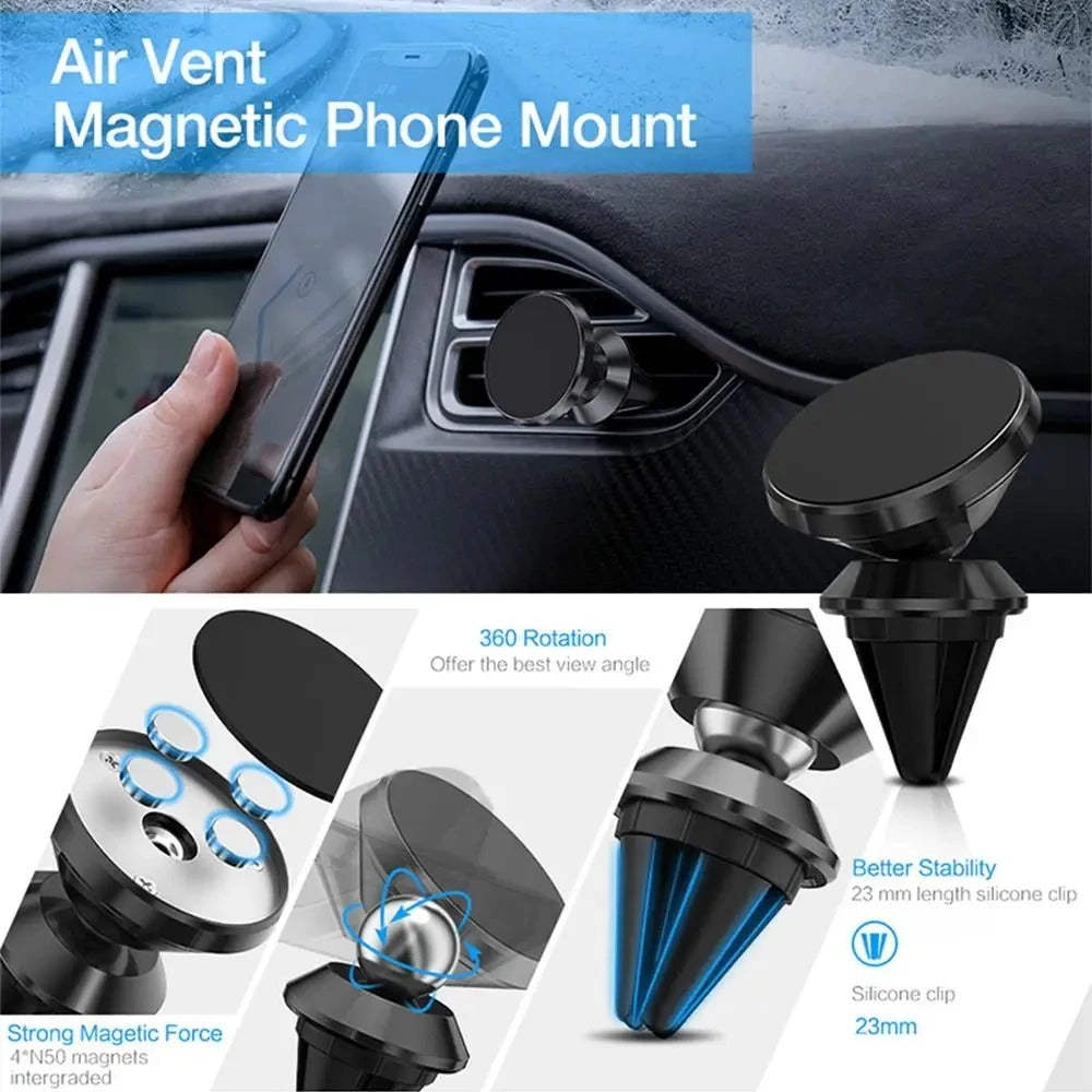 Magnetic Car Phone Holder For iPhone Samsung