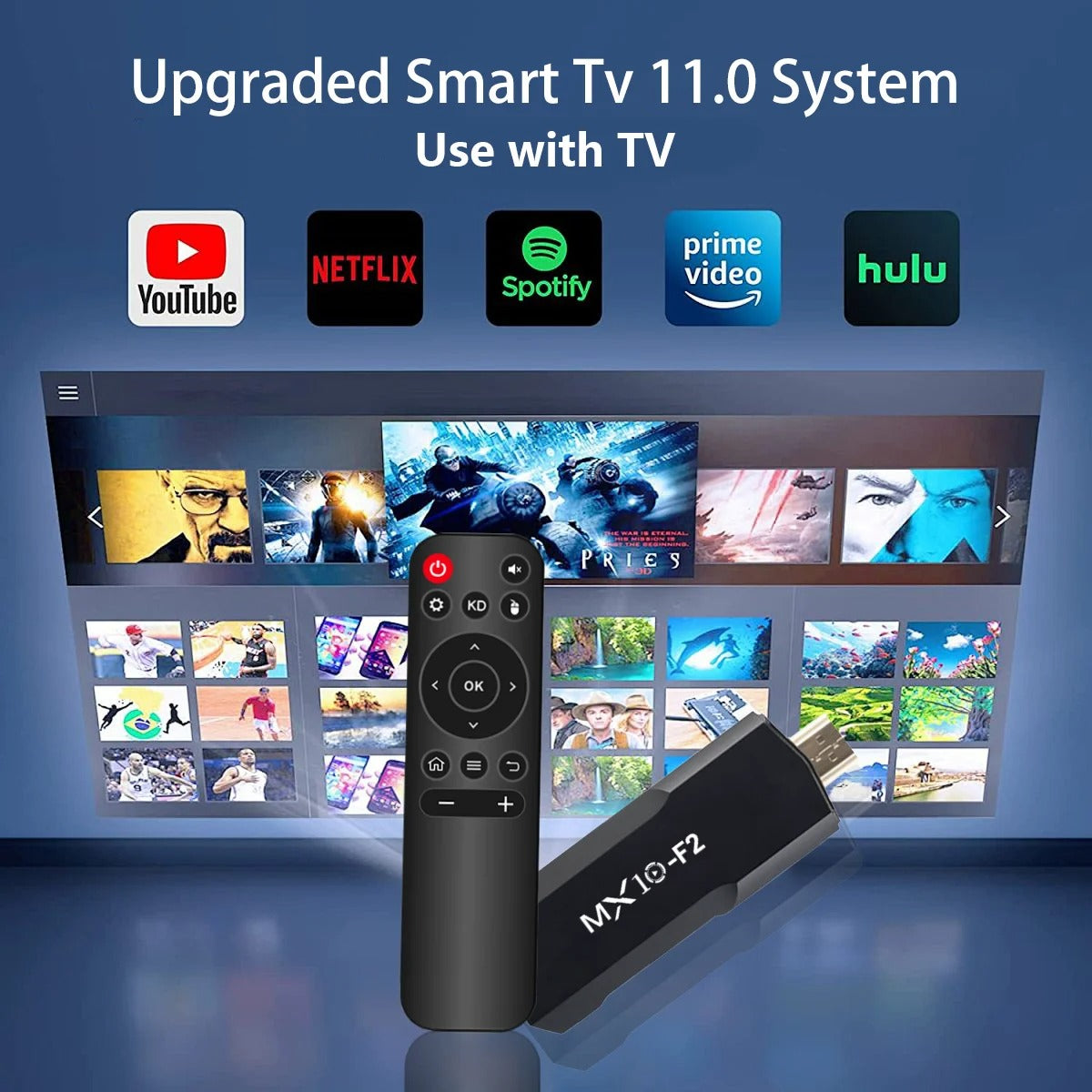 tv sticks 1gb 8gb 1 unit android 2024 stb mx10 F2 tv box