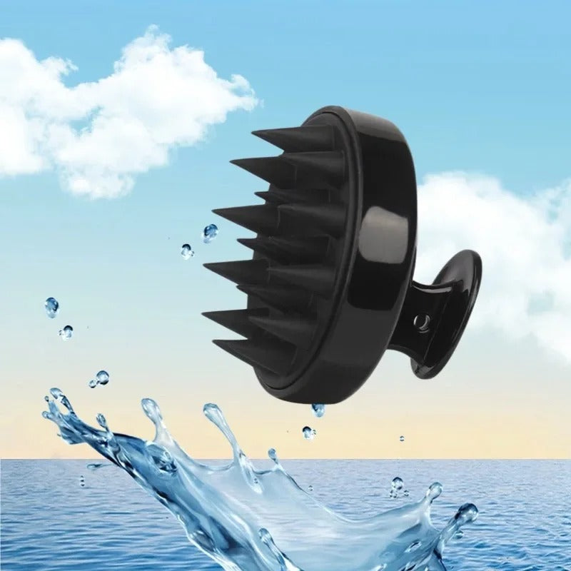 Silicone Scalp Massage Comb - Soft Hair Washing Brush for Growth