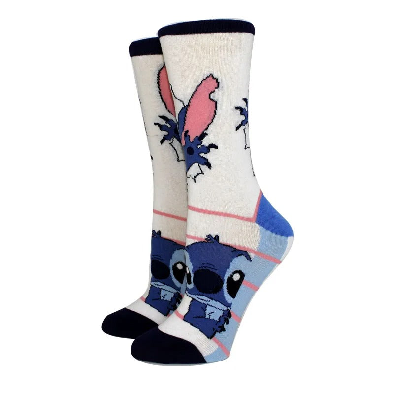 5 Pairs Cartoon Women socks cotton comfortable