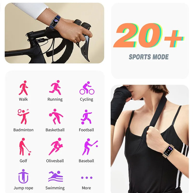 For Android IOS Smart Bracelet Women Smartwatch