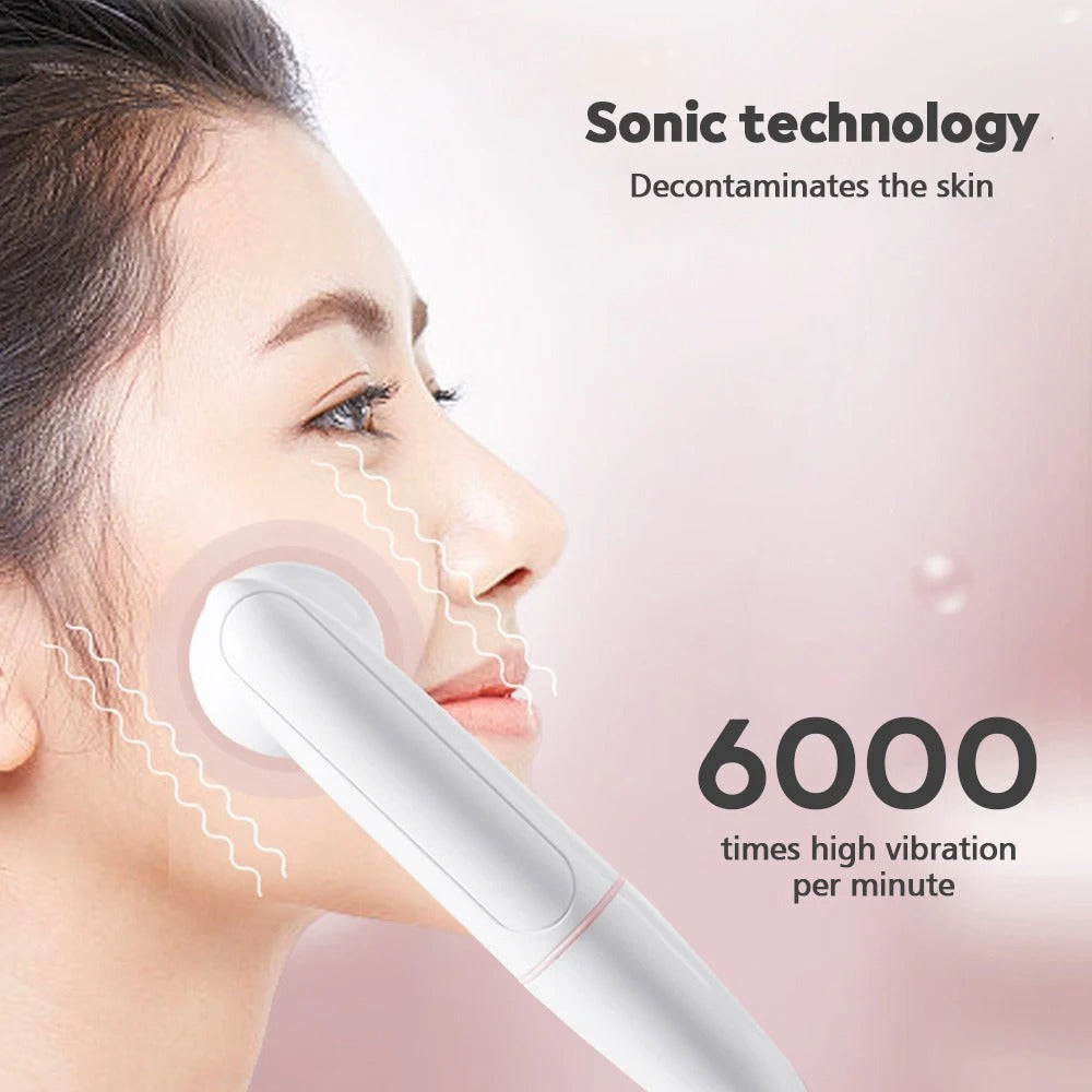 Electric Facial Cleanser Battery Powered Waterproof