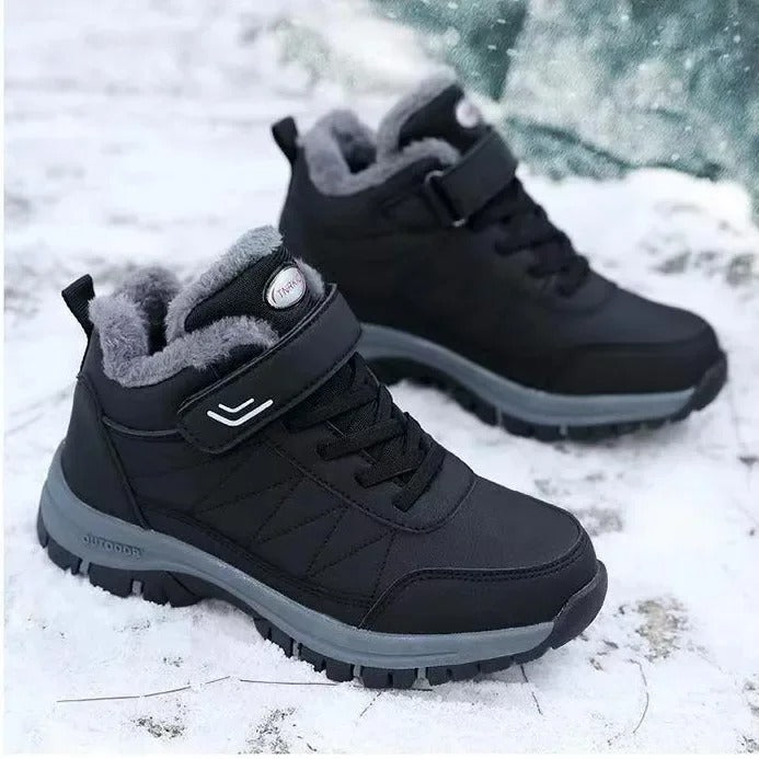 Thick Bottom Dad Shoes Winter Warm Fleece Lined Old Beijing Snow