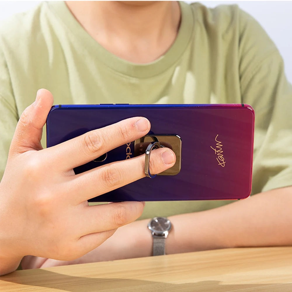 Stainless Steel Finger Ring cell phone holder stand 360