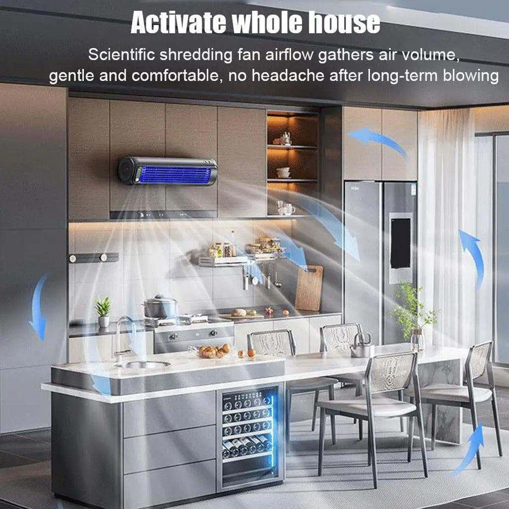 Three-speed Summer Kitchen Fan Wall Portable Conditioner Cooling Air Fan Ultra