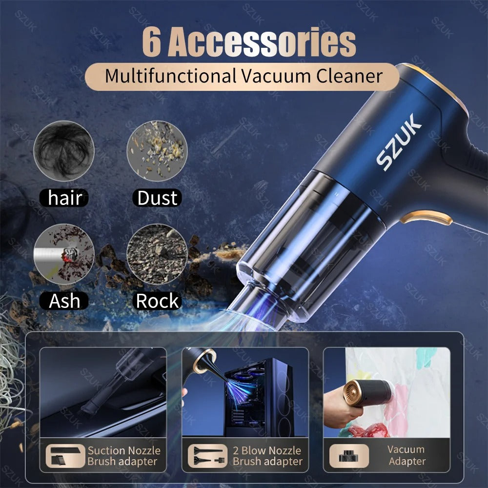 98000PA Car Vacuum Cleaner Mini Cleaning Machine Strong Suction