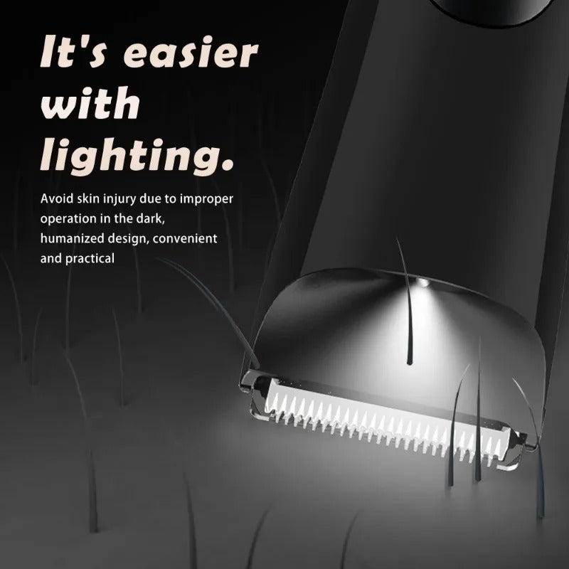 Men's Groin Body Hair Trimmer, Electric Ball Trimmer