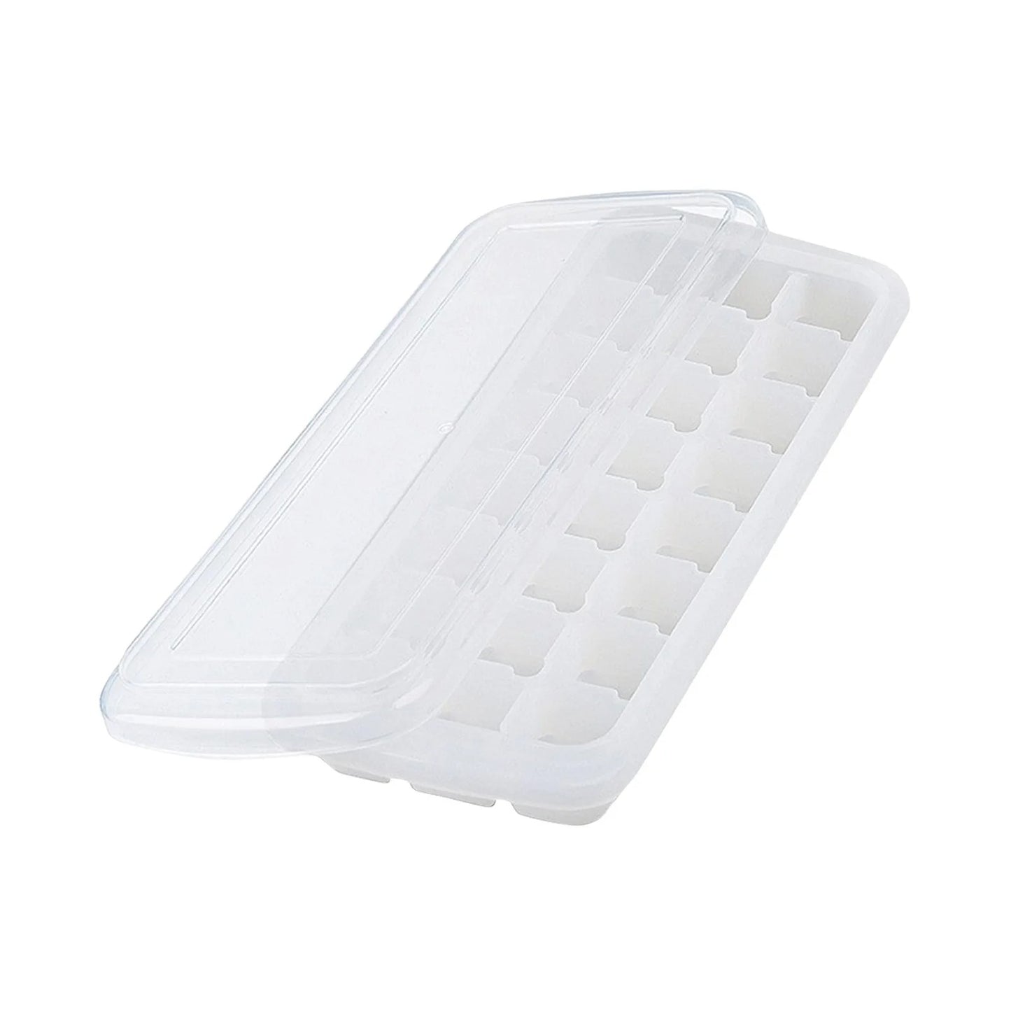 Silicone Ice Cubes Tray with Lid 24 Cubes Jelly Maker frozen Molds Easy-Release