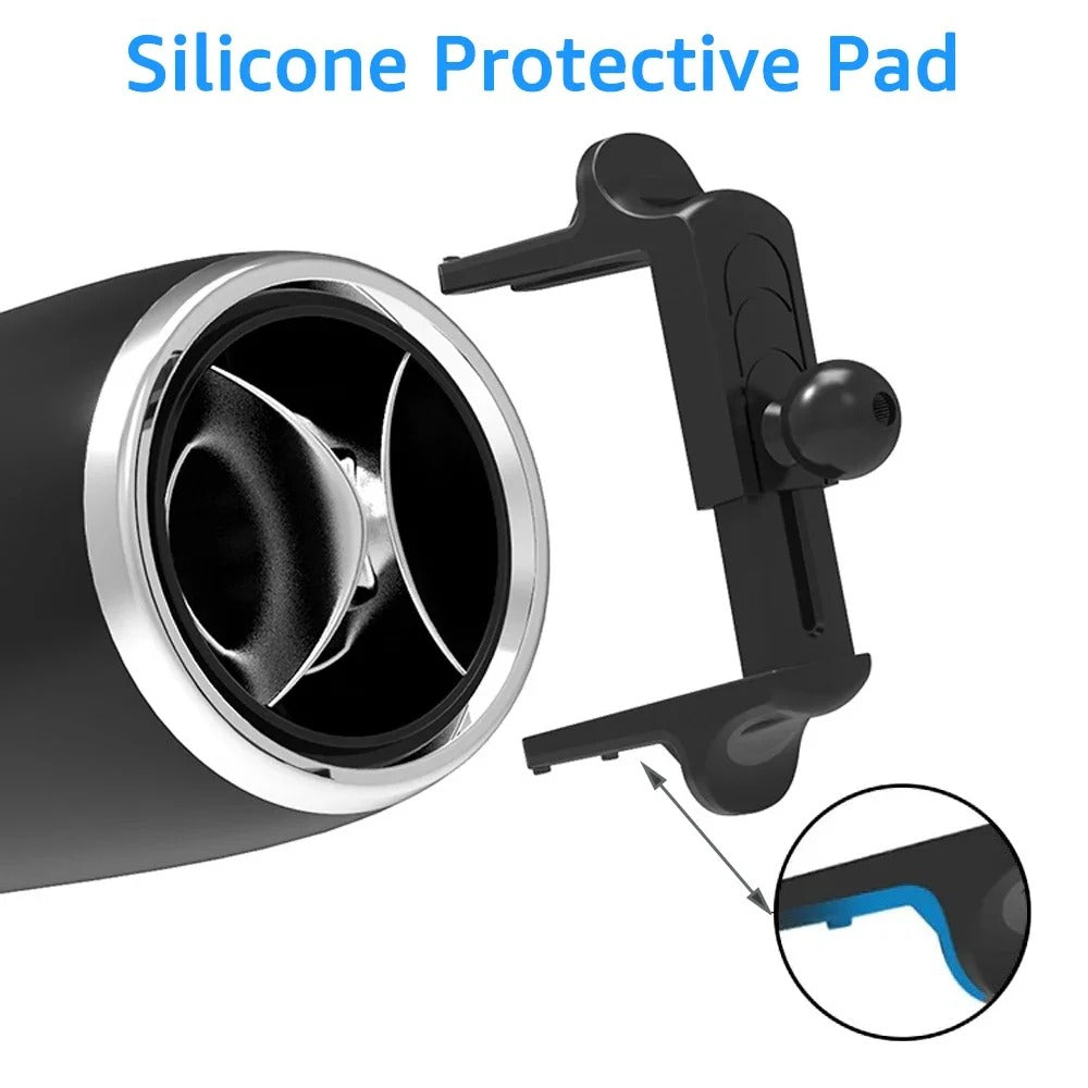 Universal Car Round Air Vent Clip Cellphone Stand 17mm