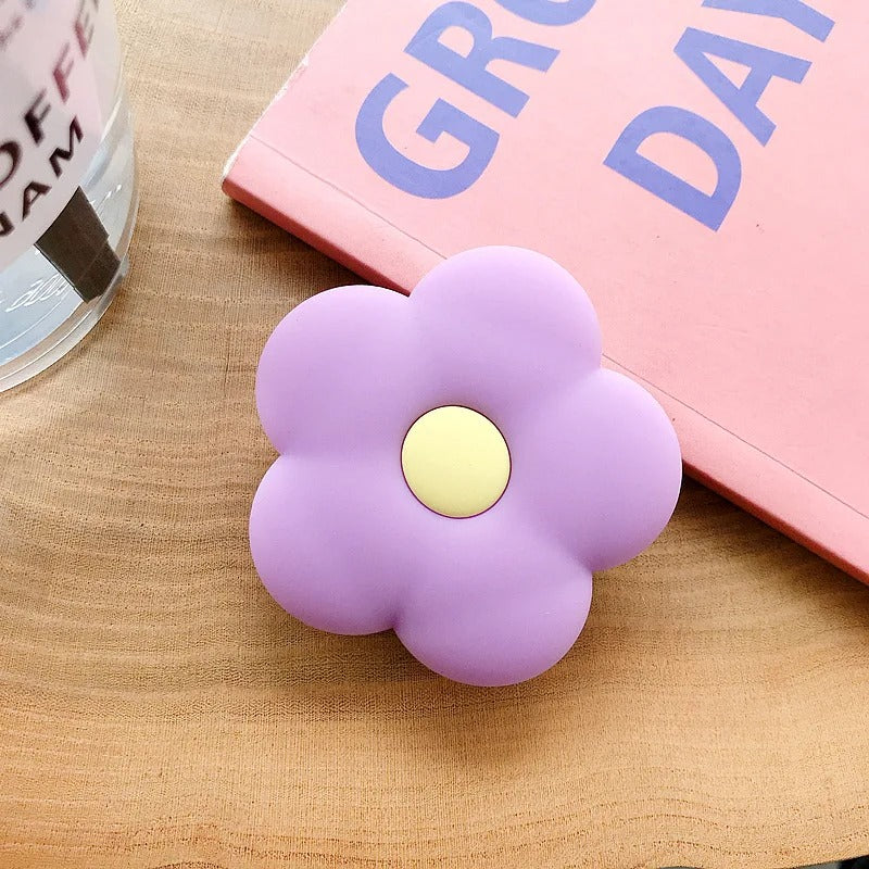 Cute Colorful Flowers Foldable  Phone Finger Ring Grip