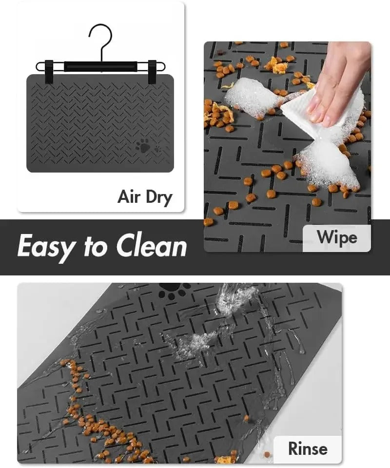 Absorbent Pet Feeding Mat-No Stains Quick Dry Dog Mat