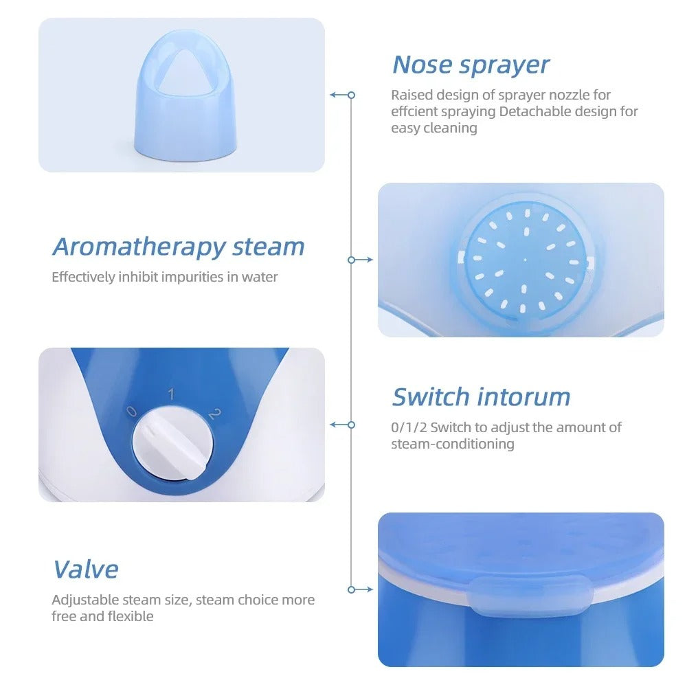 Face Steamer Nose Steam Inhaler Facial Heating Sprayer
