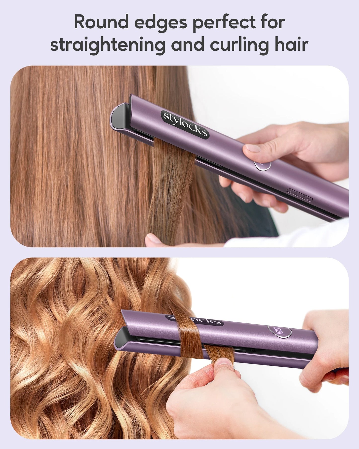 Flat Iron 2 In 1 Instant Heating Professional Beauty Tool
