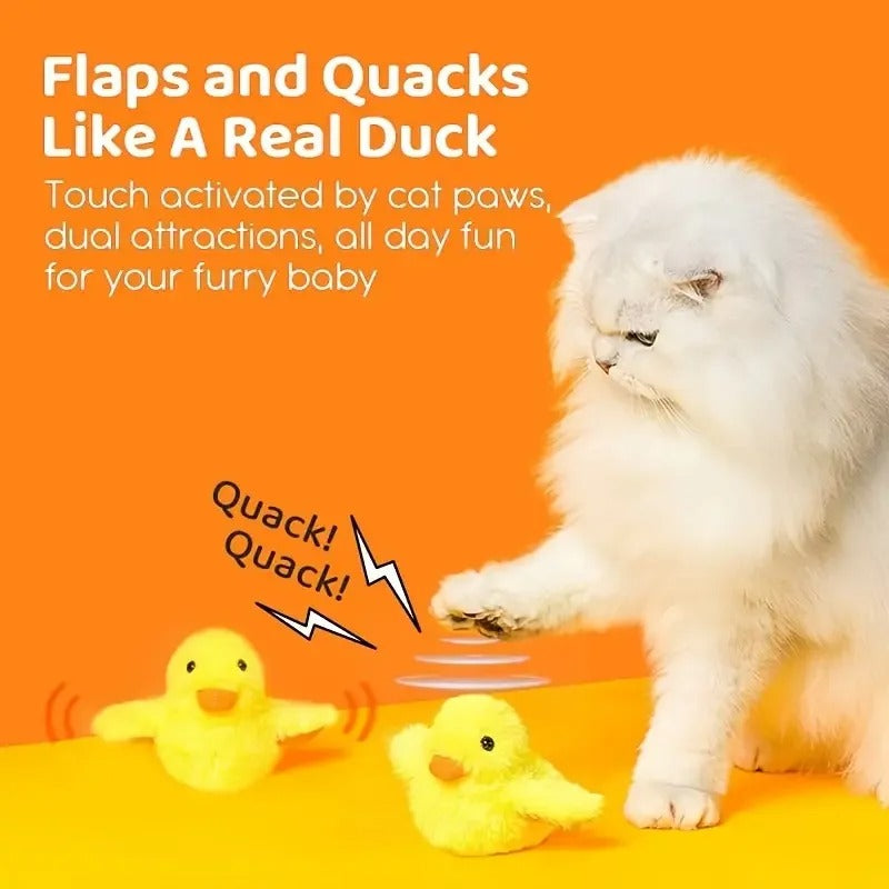 Electric Cat Toy Flapping Duck Cat Toys Rechargeable