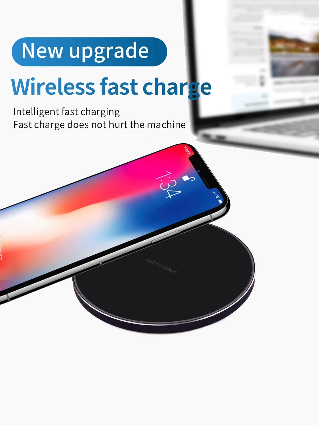 200W Wireless Charger Pad For iPhone  Fast Wireless Charging Station