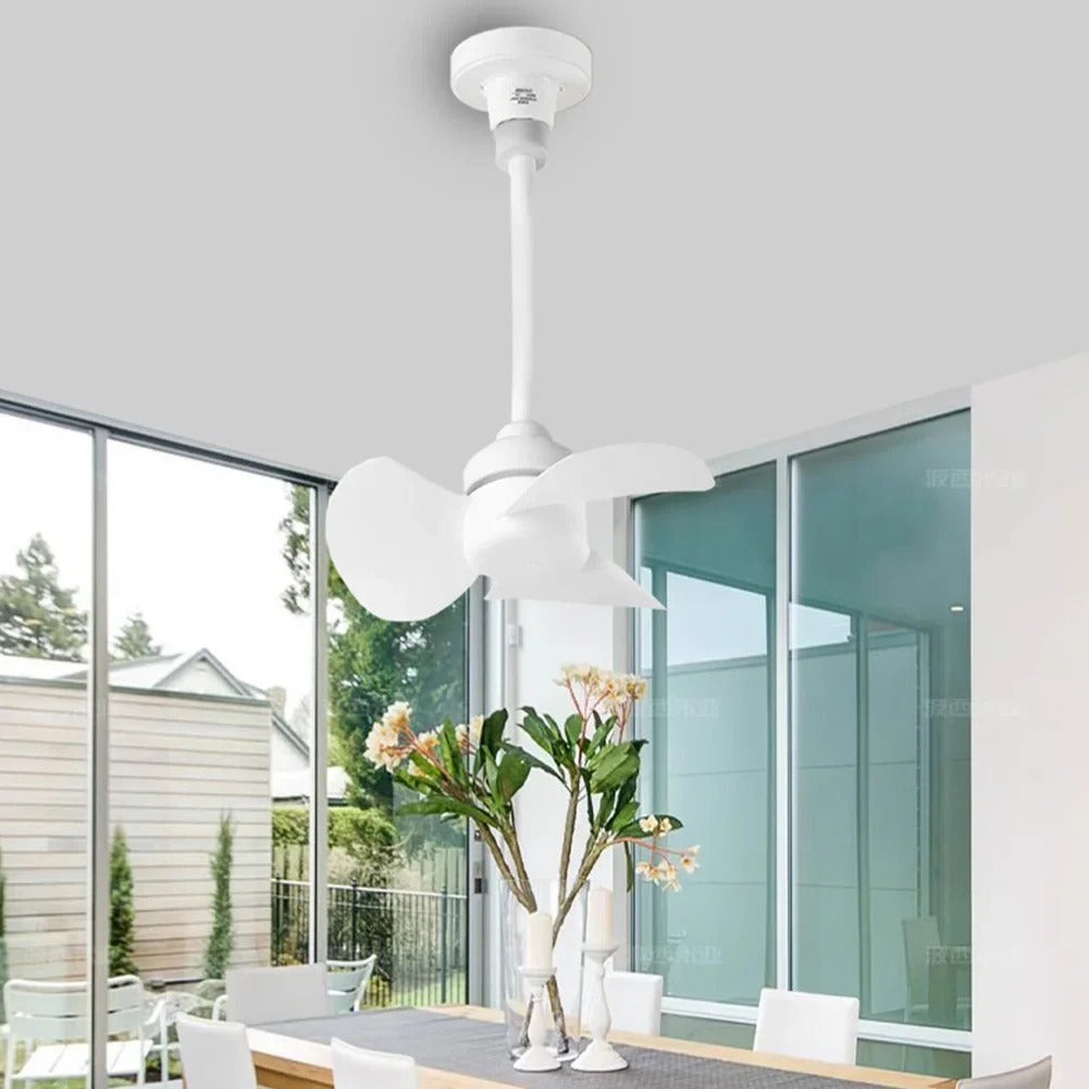 LED Mini Ceiling Fan E27 Base/USB Chandelier Ceiling Fan Hose Extender Light