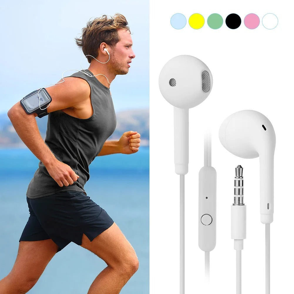 Universal 3.5mm Stereo In-Ear Headphones Sport Music Earbud