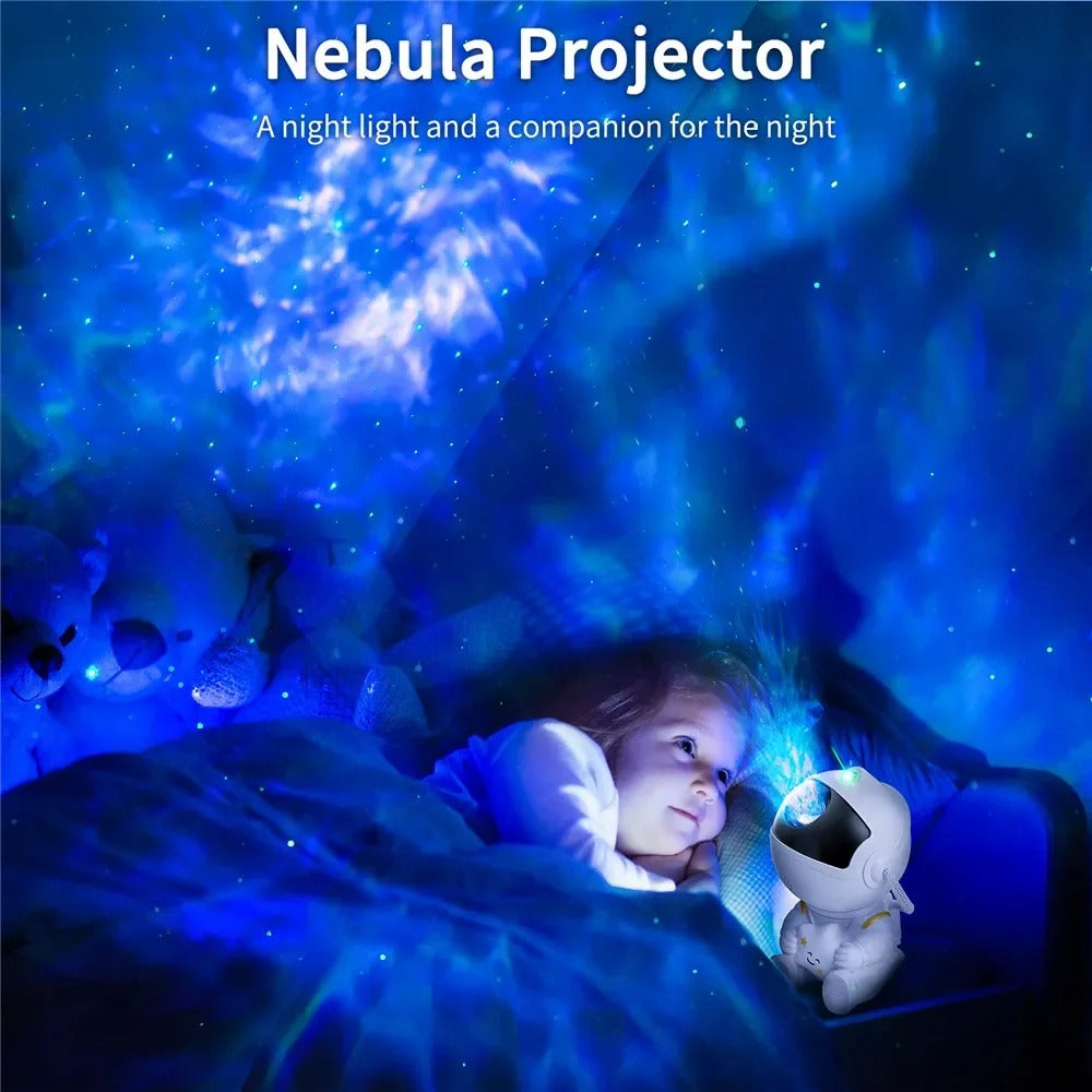 Astronaut Light Projector with Nebula Galaxy Projector Night Light