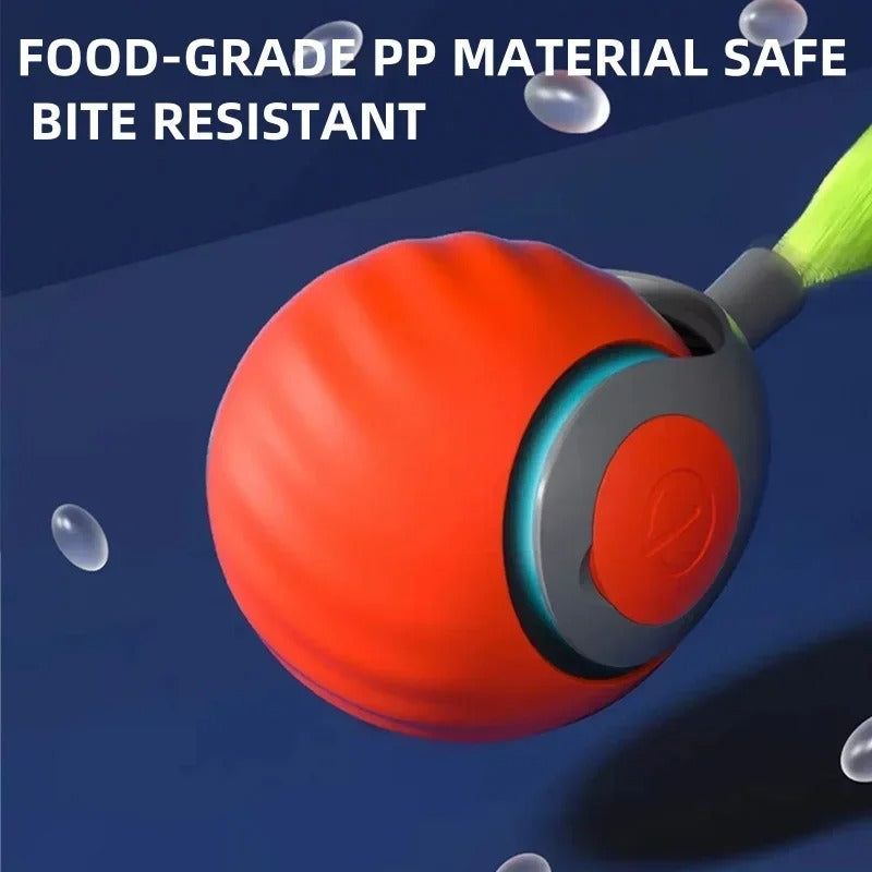 Smart Cats Toy Ball Electric Ball for Cats With Feather Teaser