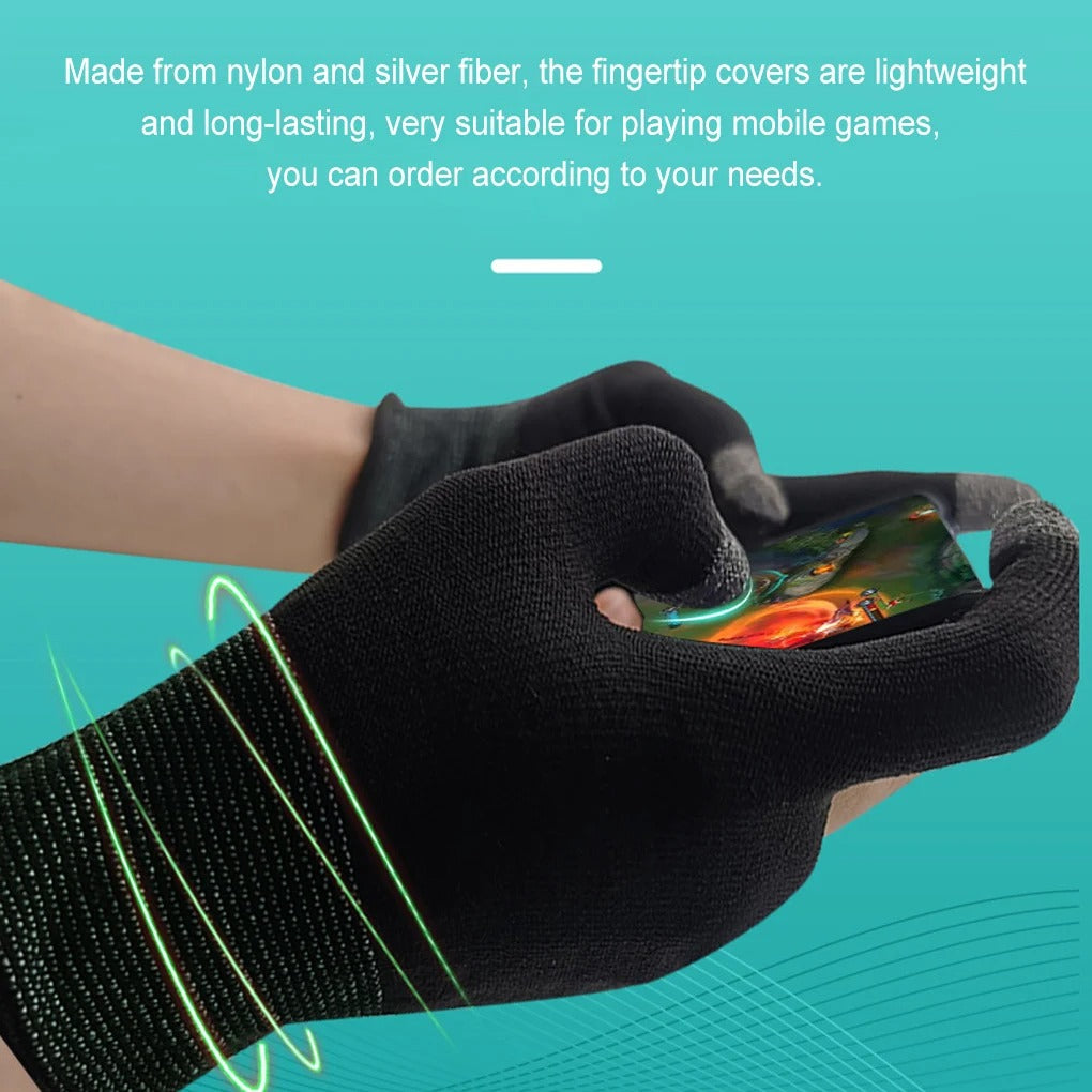 2pcs Finger Thumb Sleeve Gloves For Game