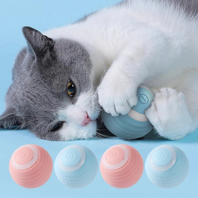 Automatic Moving Cats Toy Interactive Ball Rechargeable Rolling