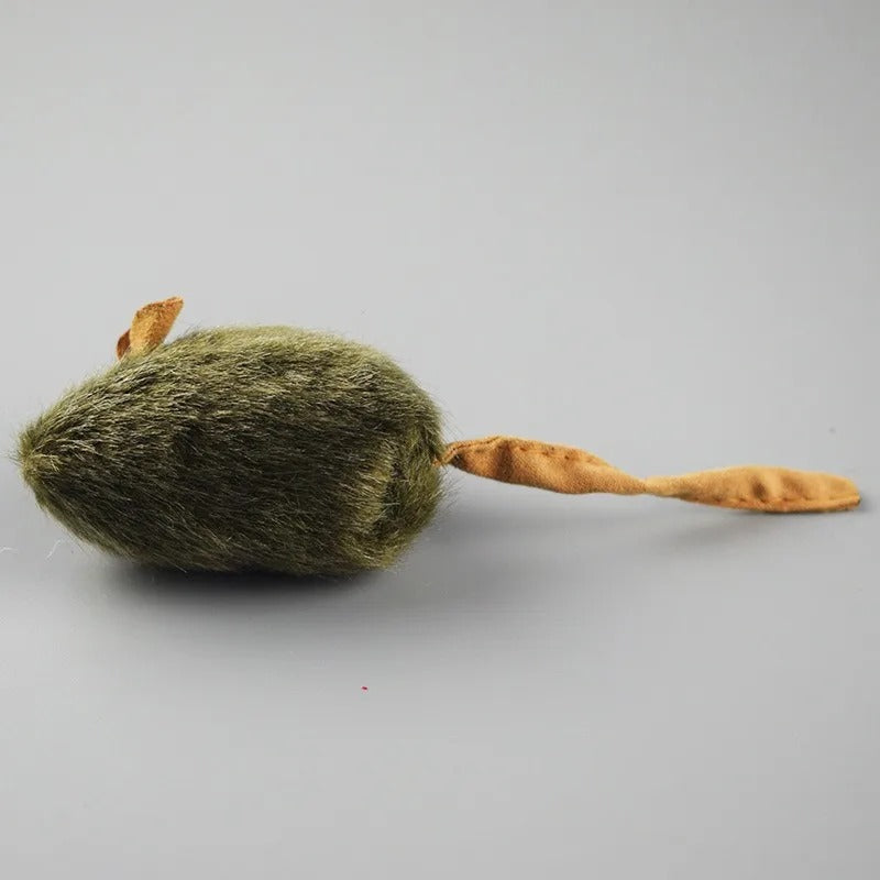 Funny Plush Cat Toy Simulation Mouse Automatic