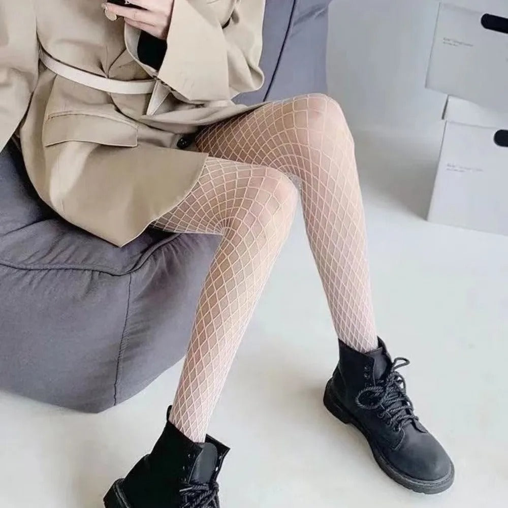 Sexy Women's Long Fishnet Black Summer Thigh High