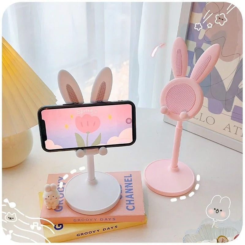 The cute Rabbit mobile phone stand desktop
