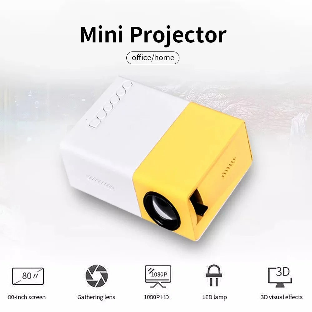 YG300 Mini Projector Portable Projector WIFI Smart