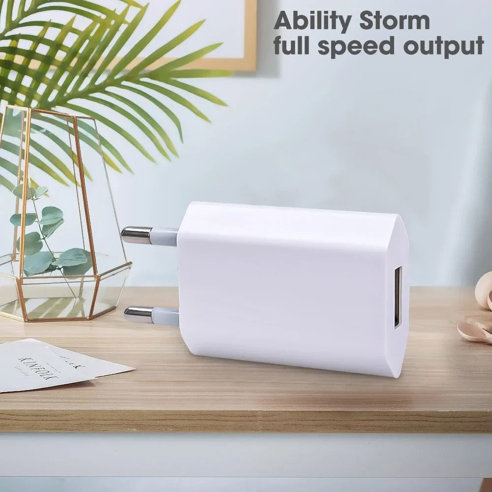 5V 1A USB Charger Travel Wall Charging Head Mobile Phone Charger Adapter