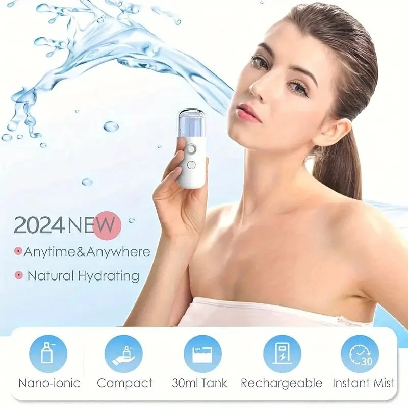 Portable Rechargeable Small Facial Steamer 30ml