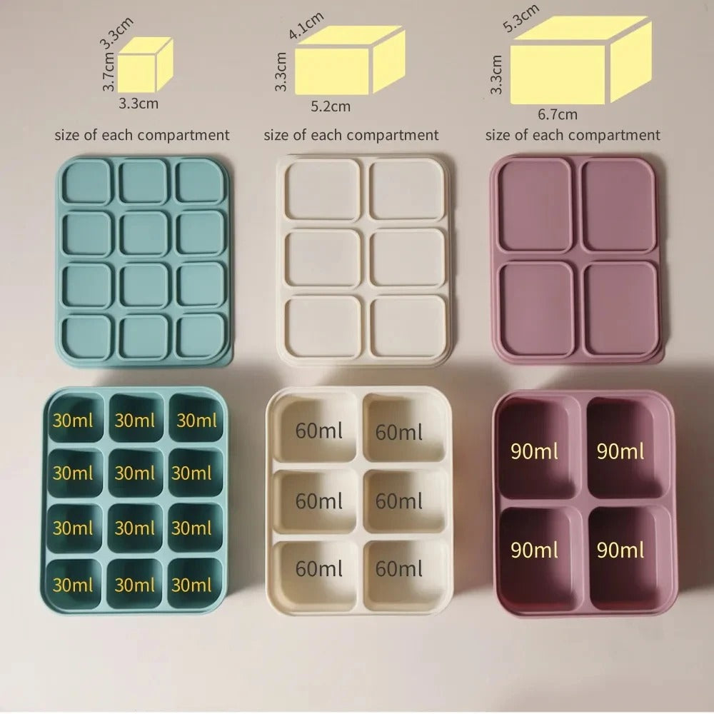 12 Grid Ice Cube Mold Silicone Ice Cube Tray Square Tray Mould