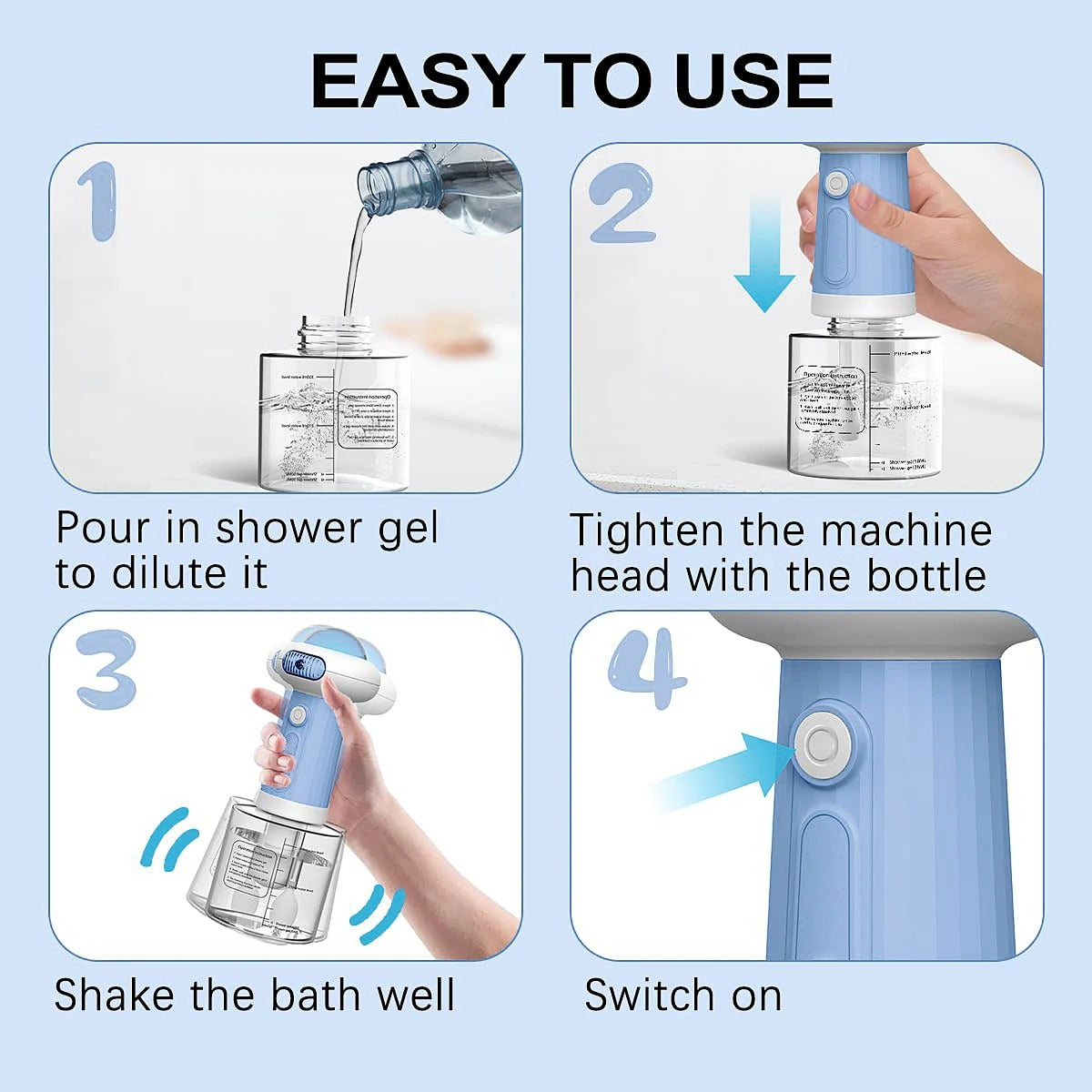 Electric Automatic Cat Foam Machine Magnetic Charging Large