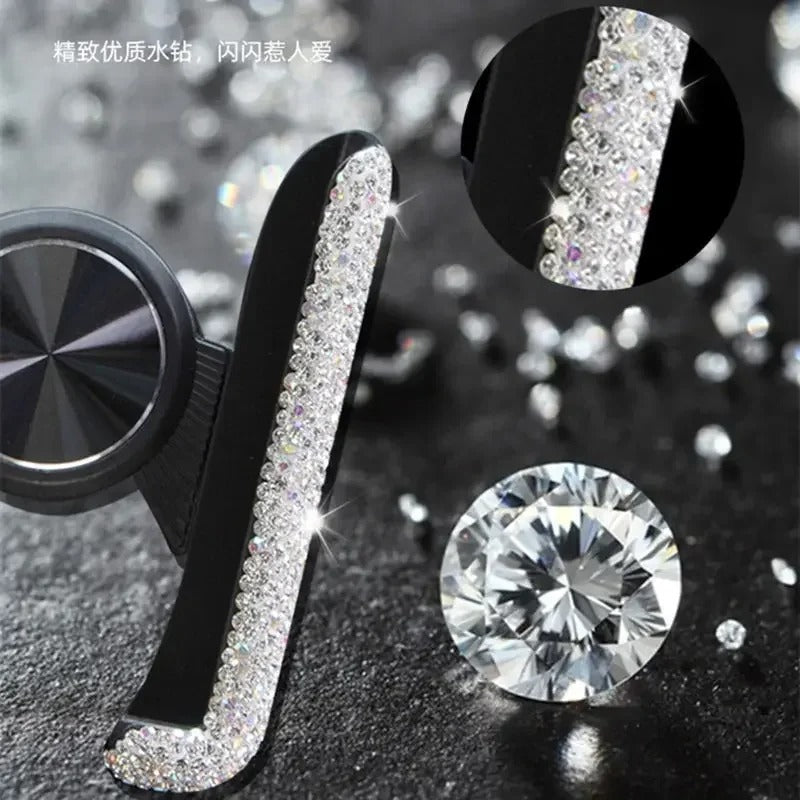 Car Phone Holder Diamond Crystal