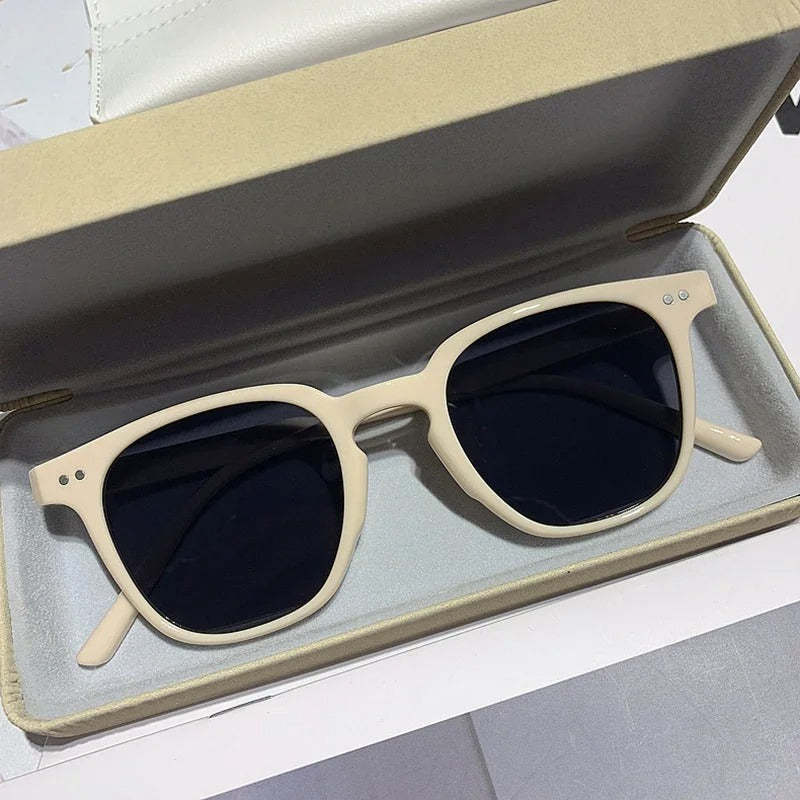 New Vintage Square Sunglasses Women