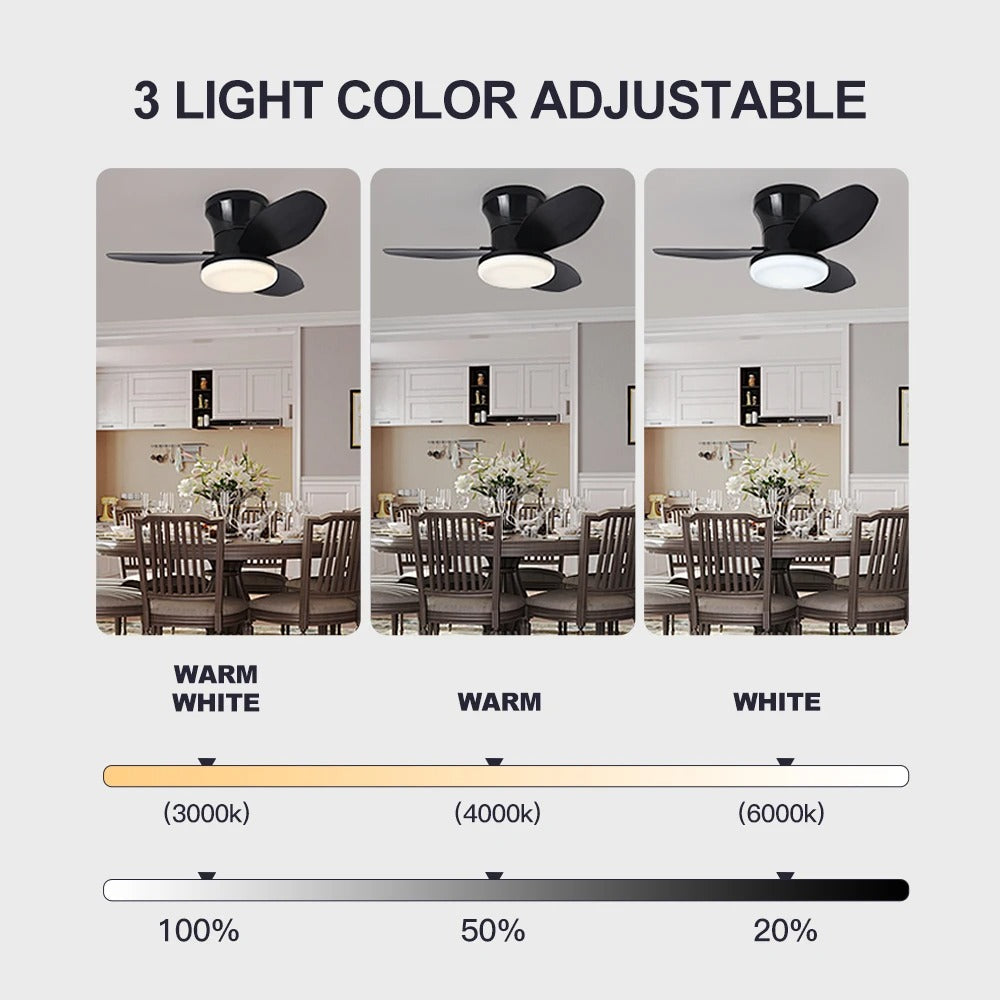 Nordic fan lights, bedrooms, study rooms, dining rooms, modern and minimalist ceiling fan