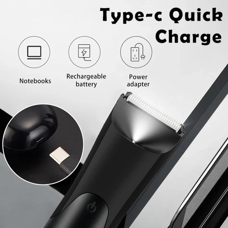 Men's Groin Body Hair Trimmer, Electric Ball Trimmer