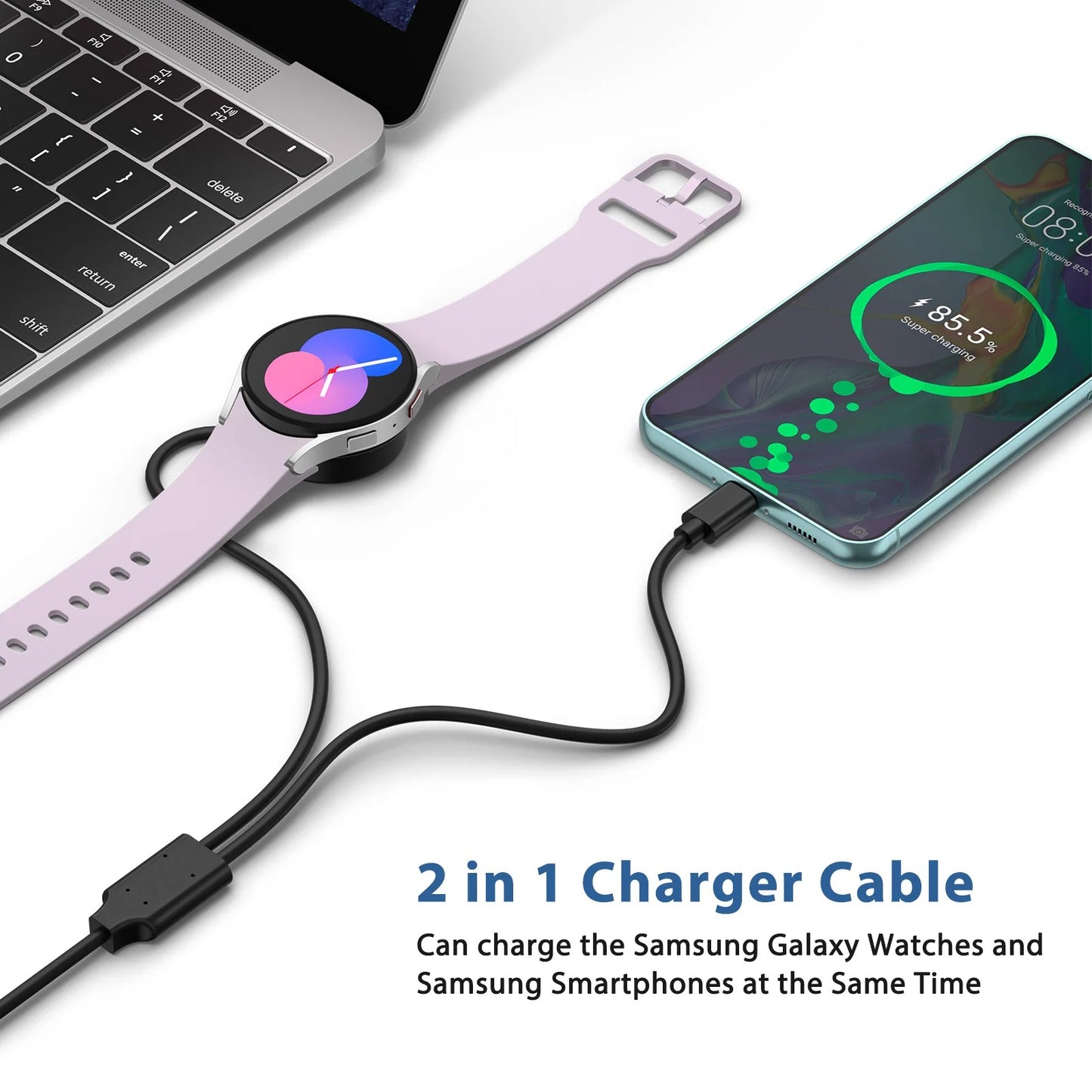 USB C Charger For Samsung Galaxy Watch 4 6 Classic